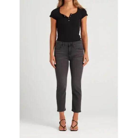 EDWIN NWT Evereve Elin Crop Denim Jean in Knight Rider // 26 - Picture 15 of 15